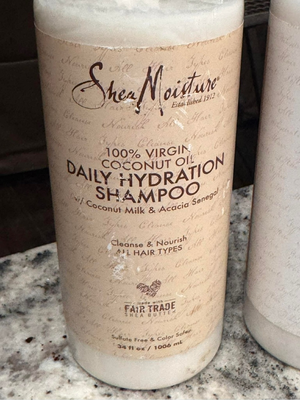 Shea Moisture 100% Virgin Coconut Oil Daily Hydration conditioner & Shampoo - - Picture 3 of 5
